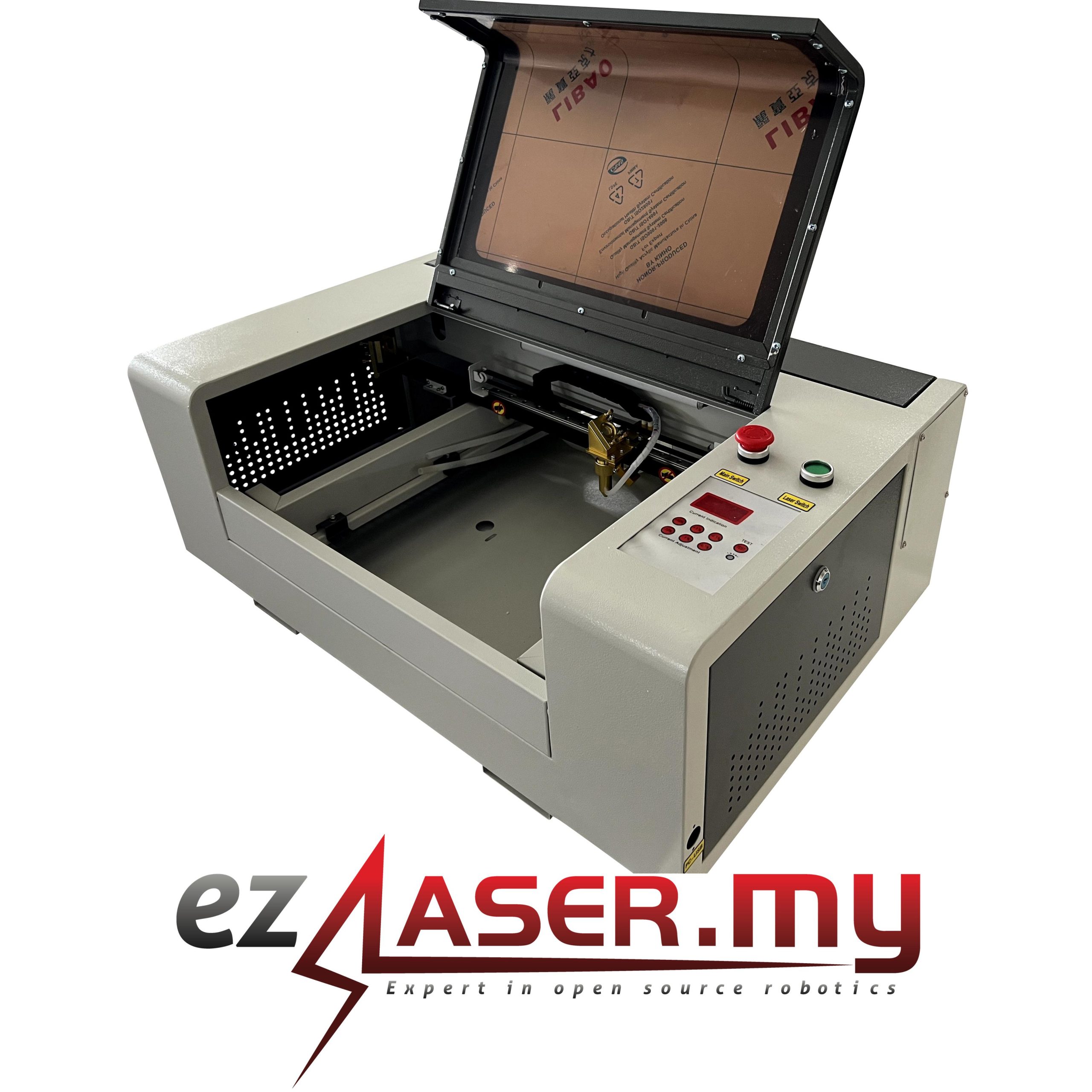 Laser cutting and etching machine